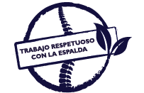 Icono Trabajo respetuoso con la espalda